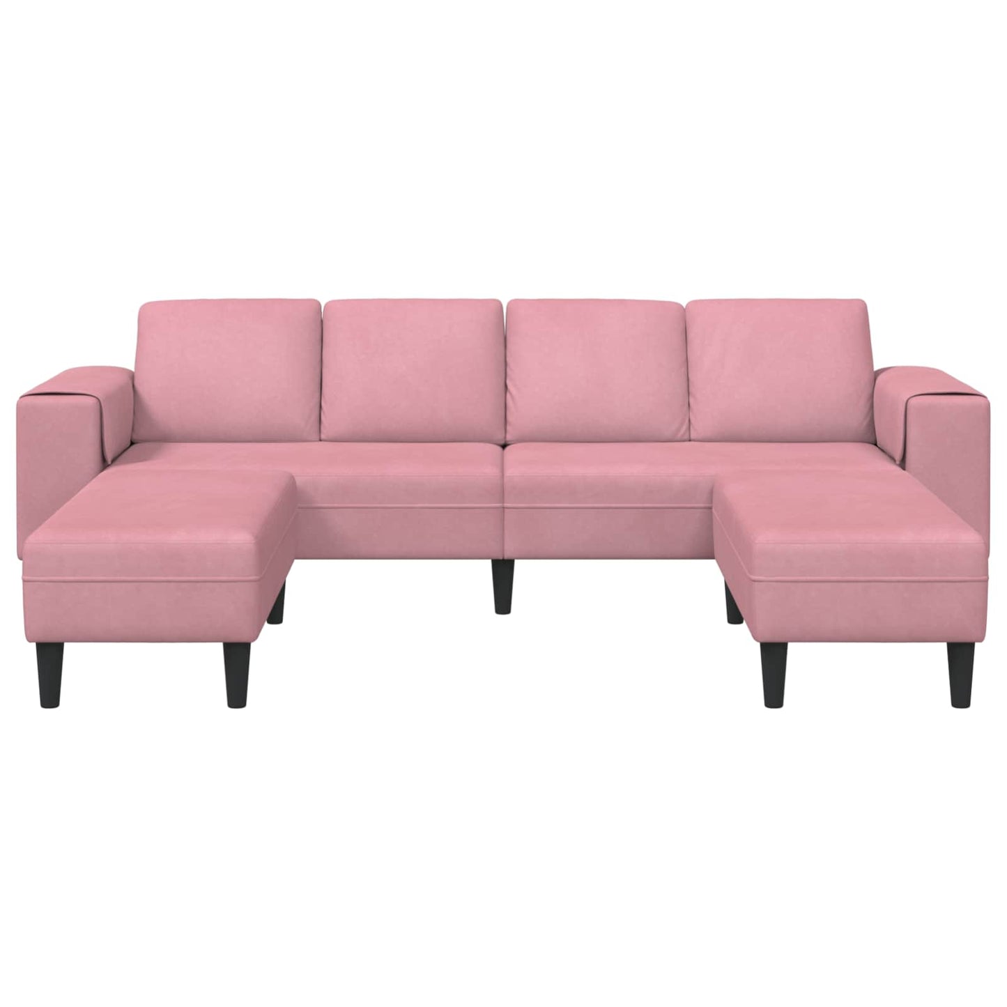 Divano per Soggiorno 3 pz Rosa