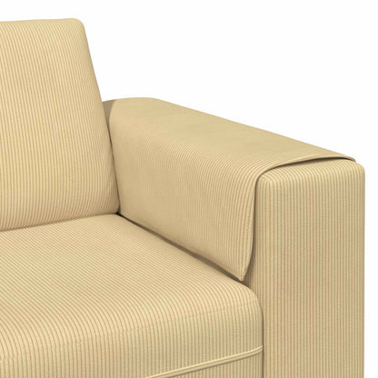 Divano Grigio Verde 250 x 188 x 76 cm Tessuto in Cords | homemem39