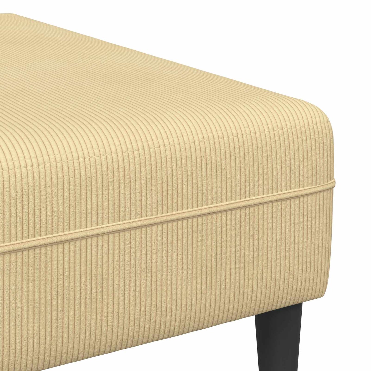 Divano Grigio Verde 250 x 188 x 76 cm Tessuto in Cords | homemem39