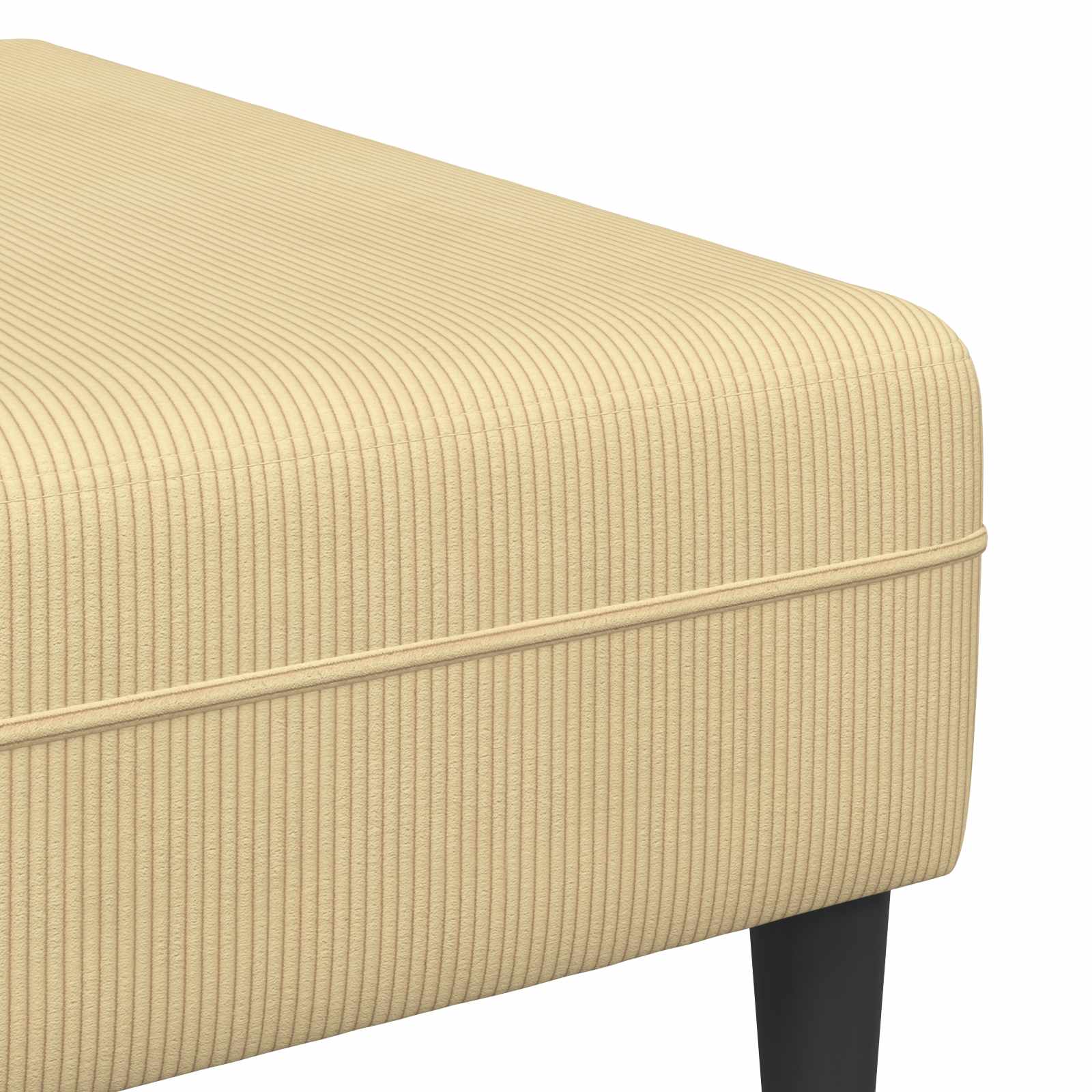 Divano Grigio Verde 250 x 188 x 76 cm Tessuto in Cords | homemem39