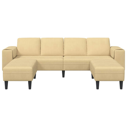 Divano Grigio Verde 250 x 188 x 76 cm Tessuto in Cords | homemem39