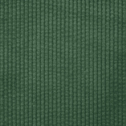 Divano Verde Scuro 250 x 188 x 76 cm Tessuto in Cords