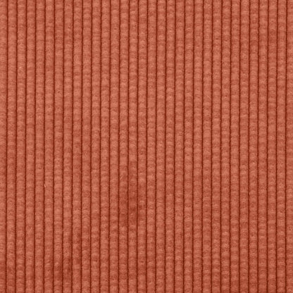 Divano Rosso Arancio 250 x 188 x 76 cm Tessuto in Cords | homemem39