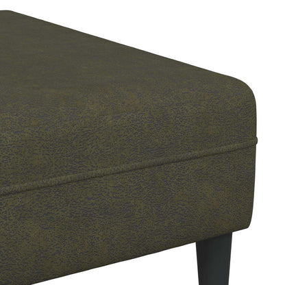Divano per Soggiorno 3 pz Verde militare