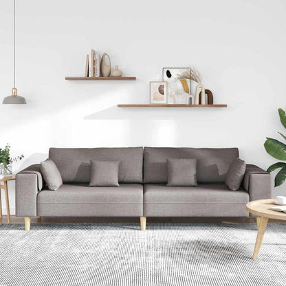Divano con cuscino Talpa 250 x 77 x 76 cm Tessuto | homemem39
