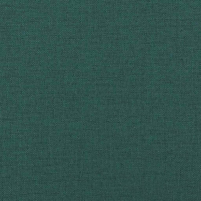 Divano in tessuto con cuscino 3 pcs Verde Scuro 208 cm Tessuto