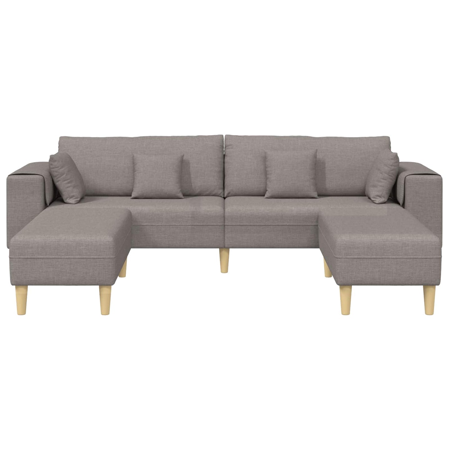 Divano con cuscino 3 pcs Talpa Tessuto | homemem39