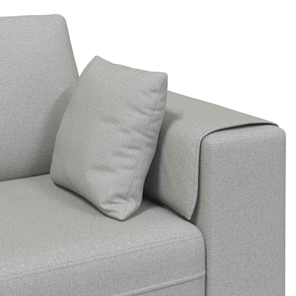Divano 3 pcs Grigio Nuvola 250 x 188 x 76 cm Tessuto | homemem39