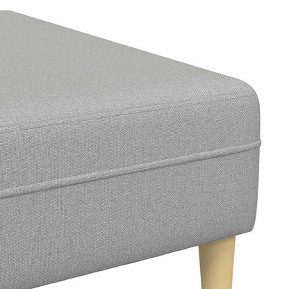 Divano 3 pcs Grigio Nuvola 250 x 188 x 76 cm Tessuto | homemem39