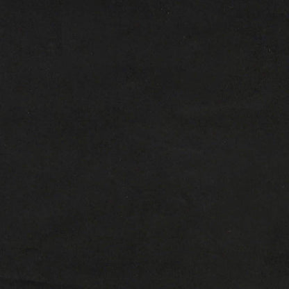 Divano in Velluto con cuscino 3 pcs Nero 208 cm Velluto