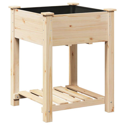 Vaso da giardino con lo scaffale Beige 60.5 x 60 x 76.5 cm
