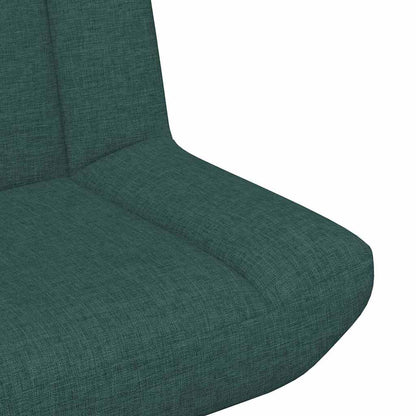 Sedia girevole Verde Scuro 63 x 75 x 76 cm Tessuto - homemem39