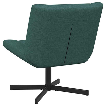Sedia girevole Verde Scuro 63 x 75 x 76 cm Tessuto - homemem39