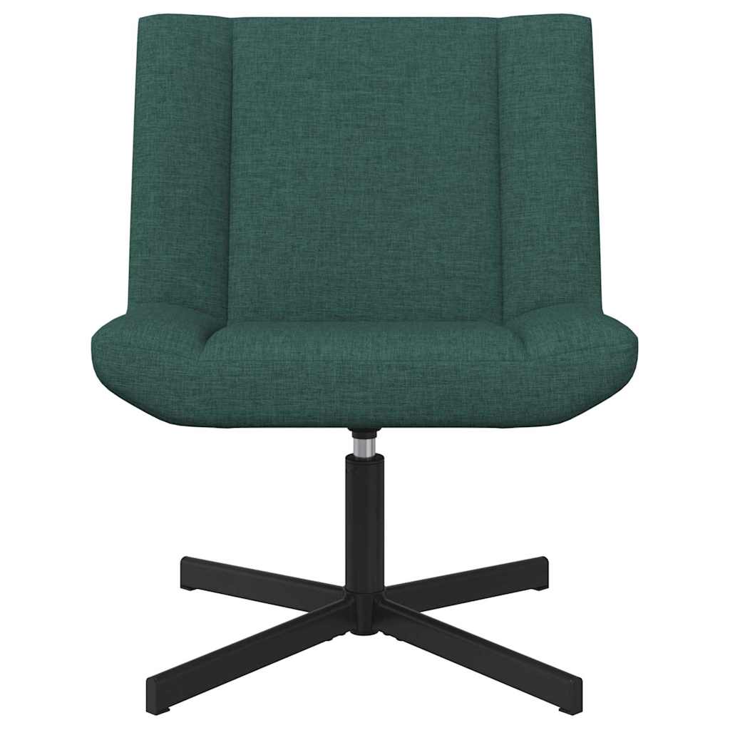 Sedia girevole Verde Scuro 63 x 75 x 76 cm Tessuto - homemem39