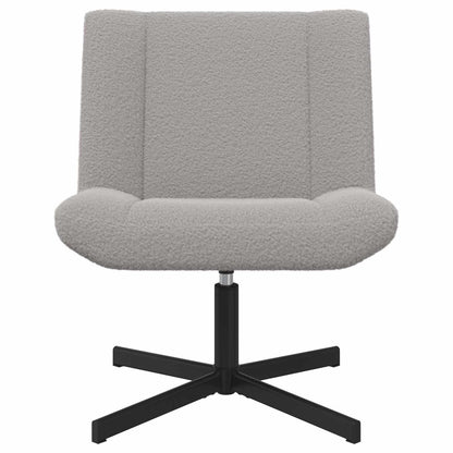 Sedia girevole Grigio chiaro 63 x 75 x 76 cm Pelle di Pecora | homemem39