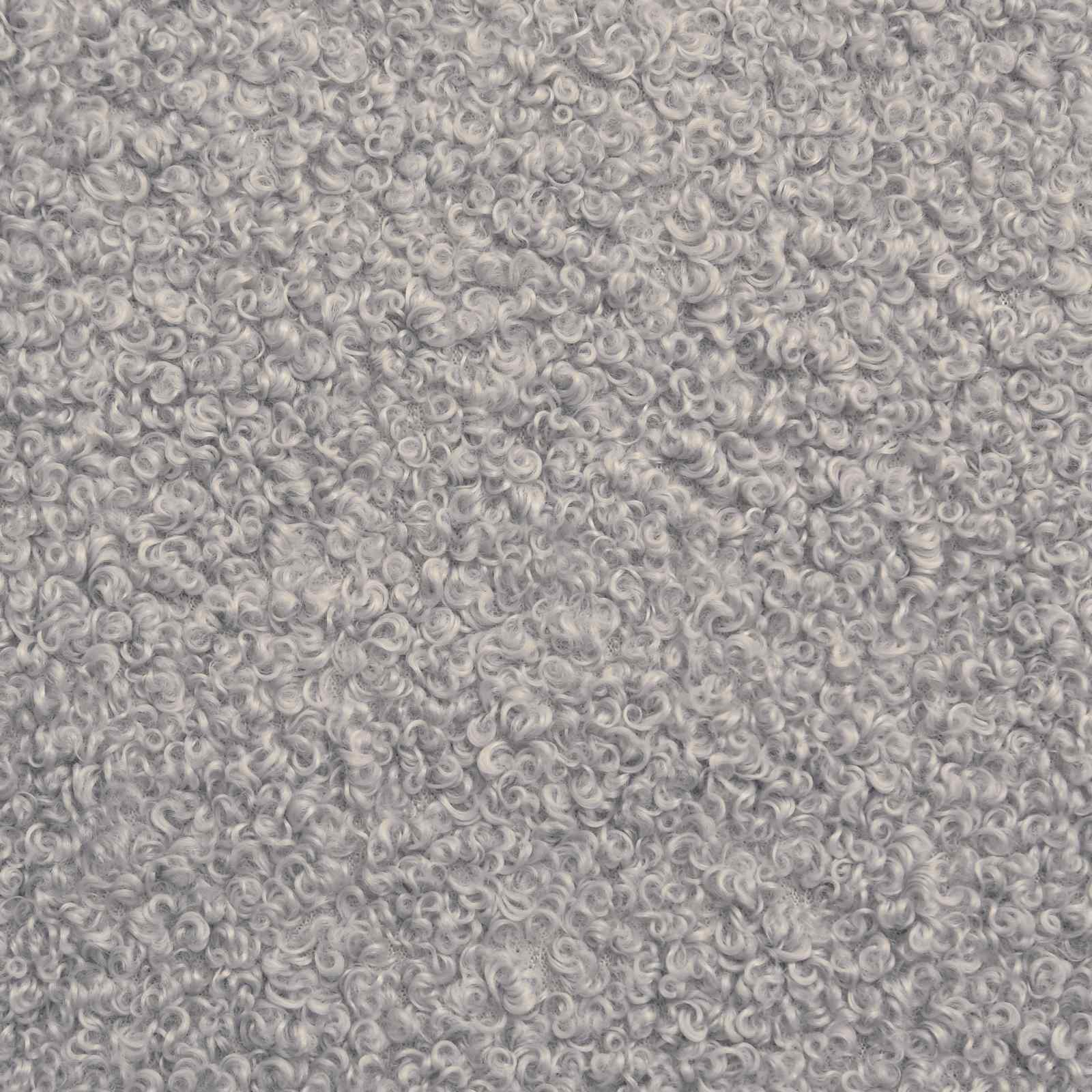 Sedia girevole Grigio chiaro 63 x 75 x 76 cm Pelle di Pecora | homemem39
