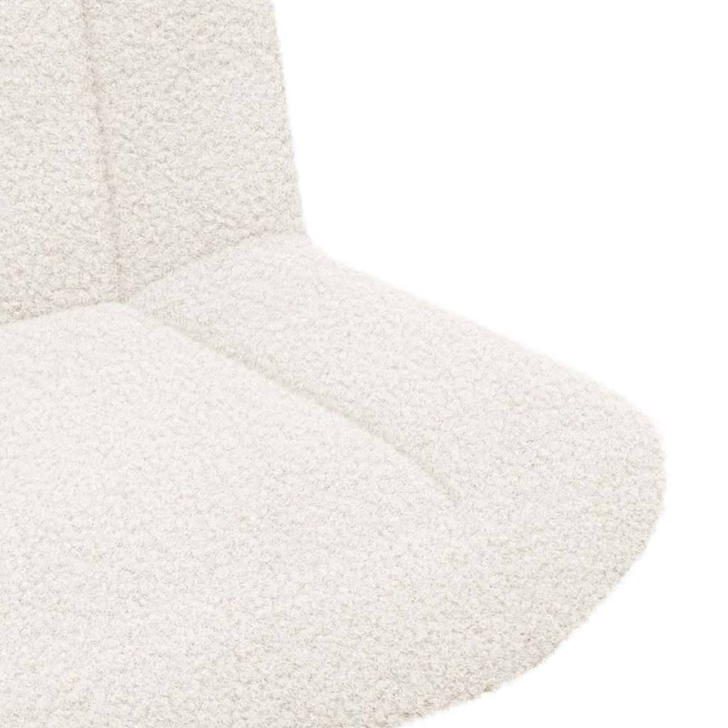 Sedia girevole Crema 63 x 75 x 76 cm Pelle di Pecora - homemem39