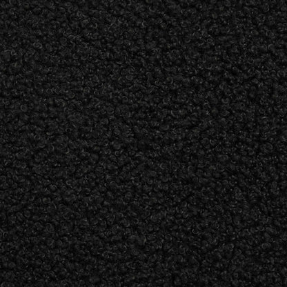 Sedia girevole Nero 63 x 75 x 76 cm Pelle di Pecora