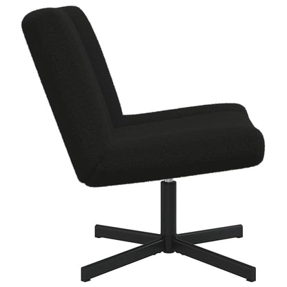 Sedia girevole Nero 63 x 75 x 76 cm Pelle di Pecora - homemem39