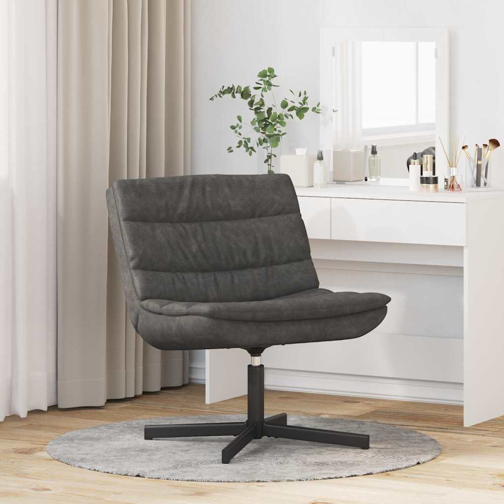 Sedia girevole Nero 63 x 75 x 76 cm PU Antico - homemem39