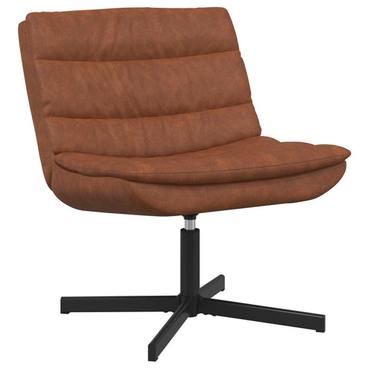 Sedia girevole Marrone 63 x 75 x 76 cm PU Antico | homemem39