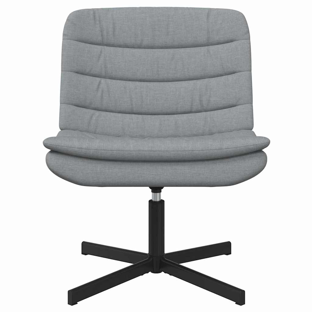 Sedia girevole Grigio chiaro 63 x 75 x 76 cm Tessuto - homemem39