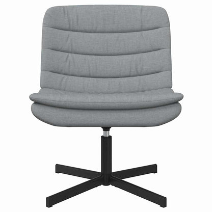 Sedia girevole Grigio chiaro 63 x 75 x 76 cm Tessuto - homemem39