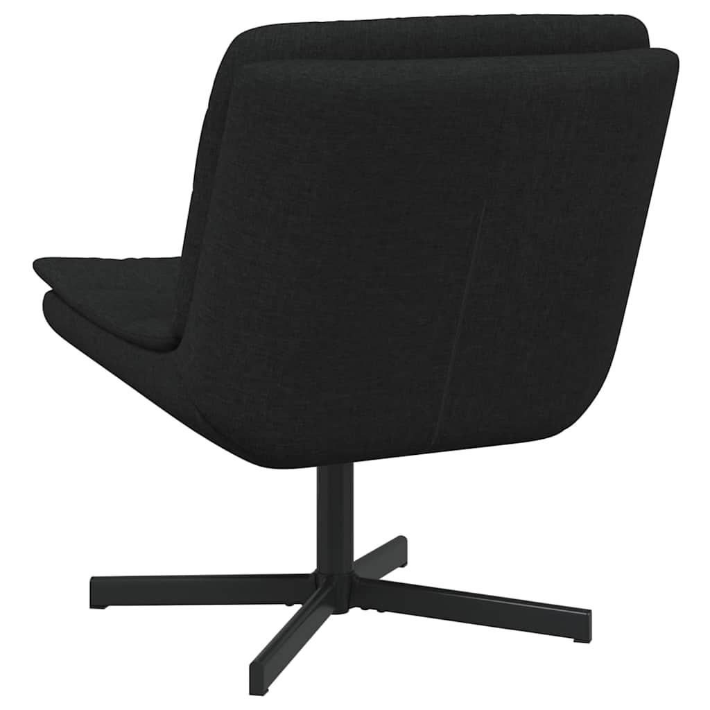 Sedia girevole Nero 63 x 75 x 76 cm Tessuto - homemem39