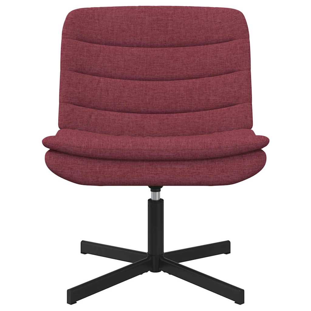 Sedia girevole Rosso Vino 63 x 75 x 76 cm Tessuto - homemem39