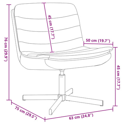 Sedia girevole Rosso Vino 63 x 75 x 76 cm Tessuto