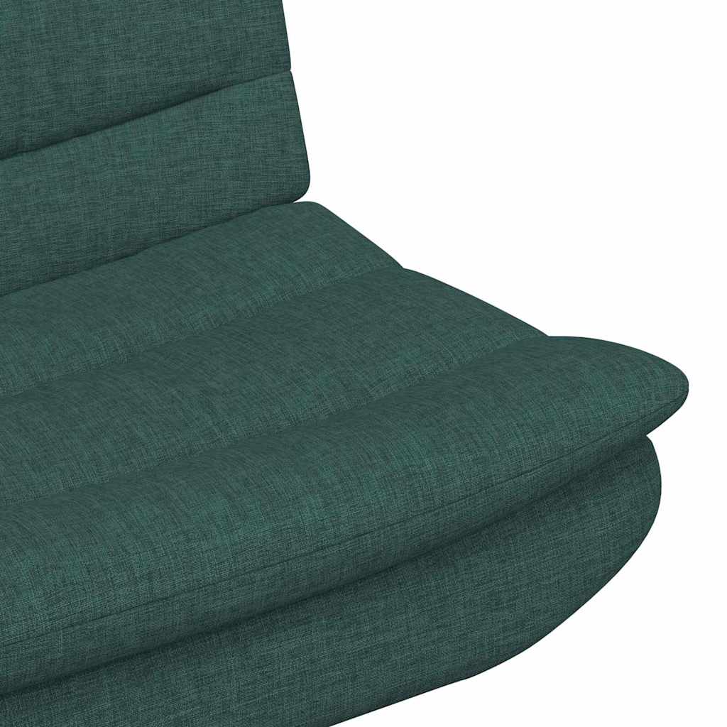 Sedia girevole Verde Scuro 63 x 75 x 76 cm Tessuto - homemem39