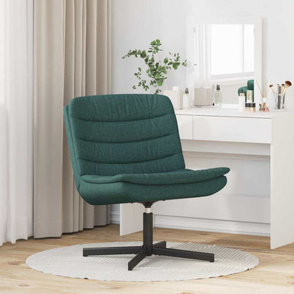 Sedia girevole Verde Scuro 63 x 75 x 76 cm Tessuto - homemem39