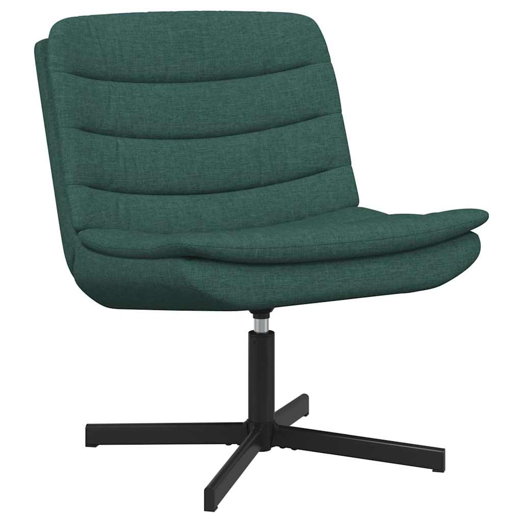 Sedia girevole Verde Scuro 63 x 75 x 76 cm Tessuto - homemem39