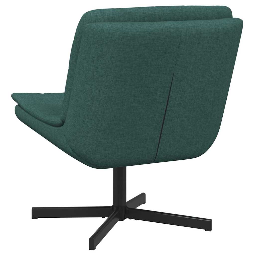 Sedia girevole Verde Scuro 63 x 75 x 76 cm Tessuto - homemem39