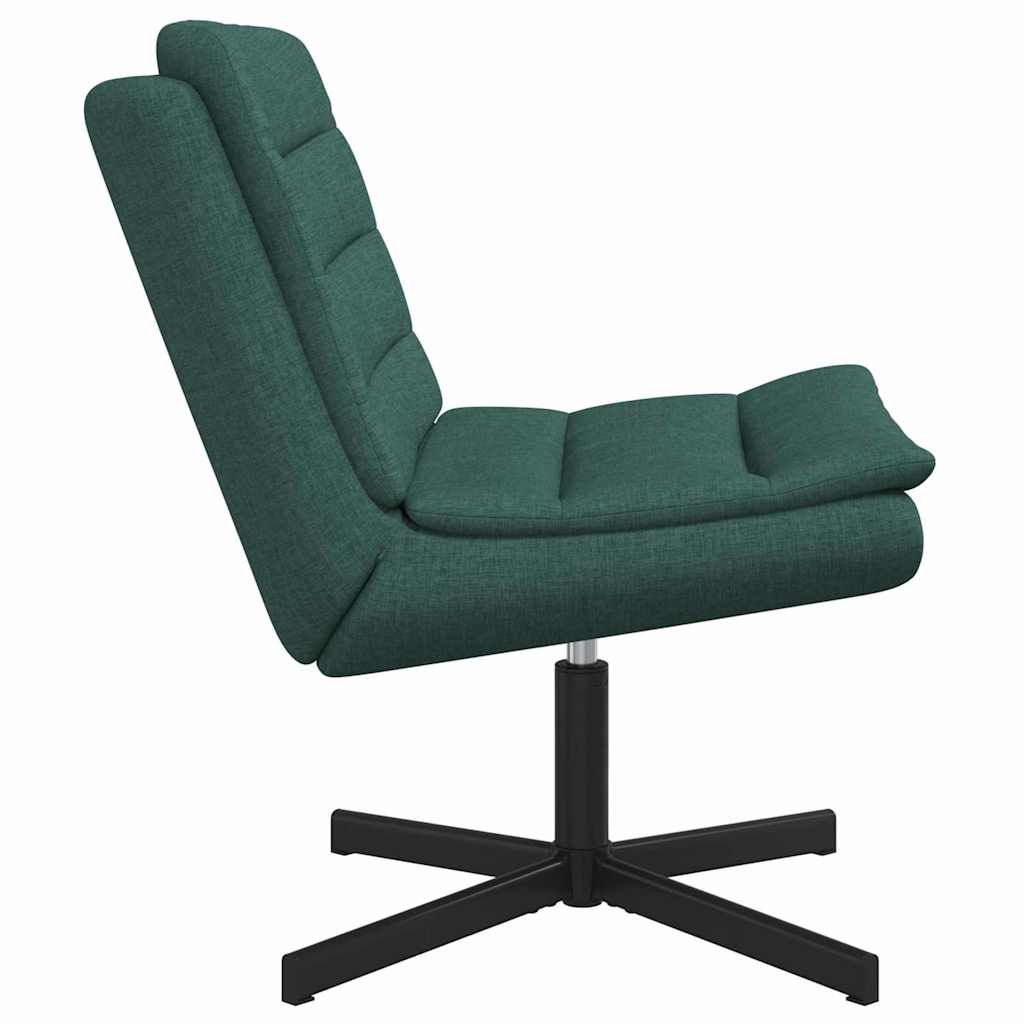 Sedia girevole Verde Scuro 63 x 75 x 76 cm Tessuto - homemem39