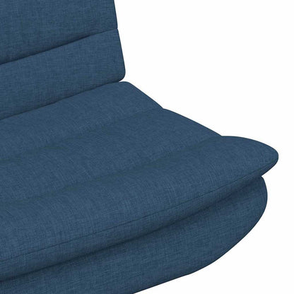 Sedia girevole Blu 63 x 75 x 76 cm Tessuto - homemem39