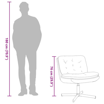 Poltrona Relax con Base Girevole Rosa 63 x 75 x 76 cm Velluto