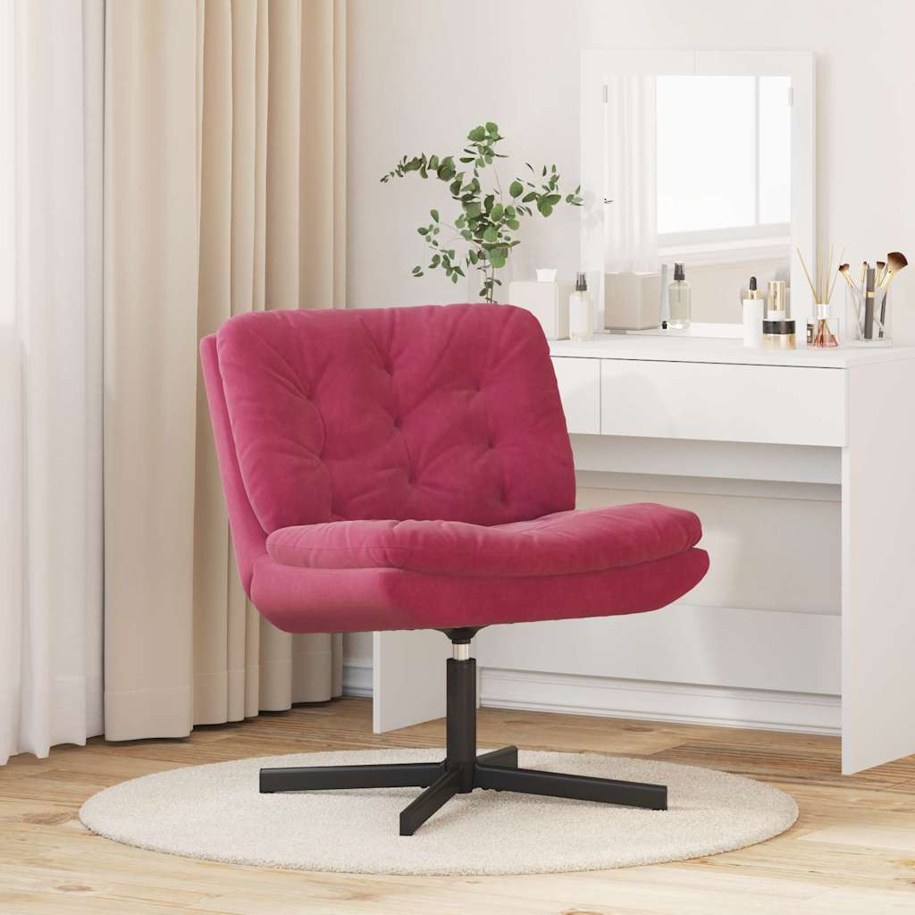 Poltrona Relax con Base Girevole Rosso Vino 63 x 75 x 76 cm - homemem39