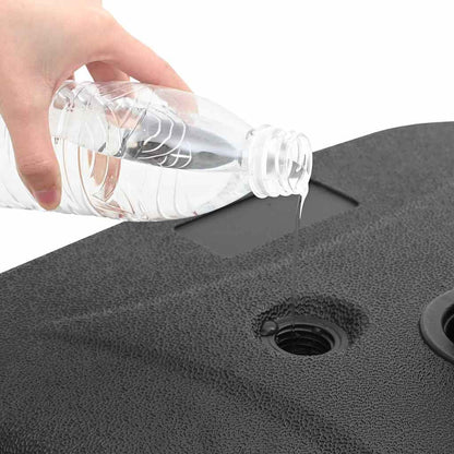 Base per Parasol da Esterno Nero 45 x 45 x 29.5 cm Plastica