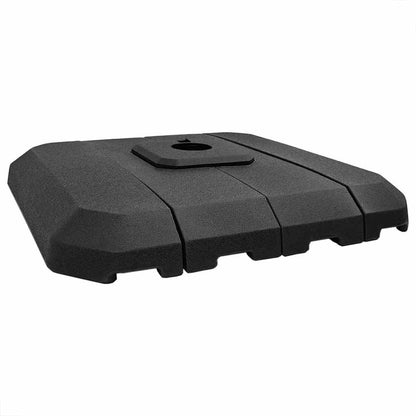 Set di Base per Ombrellone Alveare 4 pcs Nero 98 x 98 x 13 cm