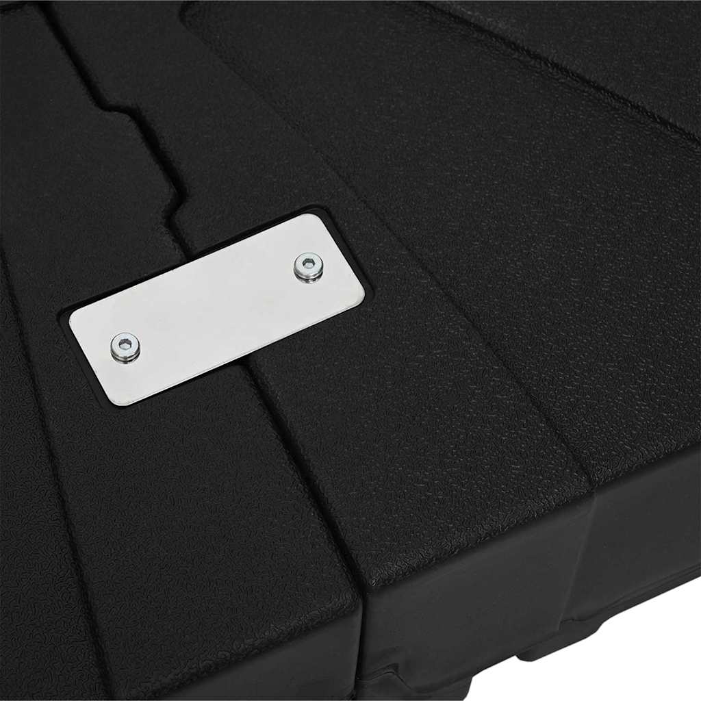 Set di Base per Ombrellone Alveare 2 pcs Nero 88 x 88 x 19 cm