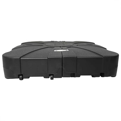 Set di Base per Ombrellone Alveare 2 pcs Nero 88 x 88 x 19 cm