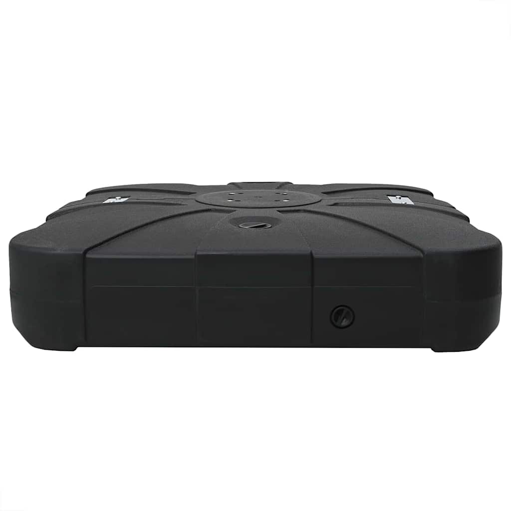 Set di Base per Ombrellone Alveare 2 pcs Nero 88 x 88 x 19 cm