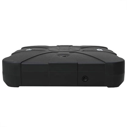 Set di Base per Ombrellone Alveare 2 pcs Nero 88 x 88 x 19 cm