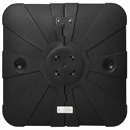 Set di Base per Ombrellone Alveare 2 pcs Nero 88 x 88 x 19 cm