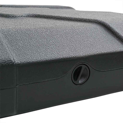 Set Base Ombrello 2 pcs Nero 88.5 x 88.5 x 12 cm Plastica