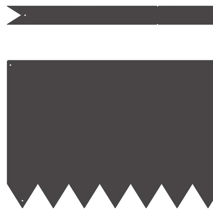 Bordure per prato 30 pcs Nero 100 x 0.5 x 30 cm Acciaio