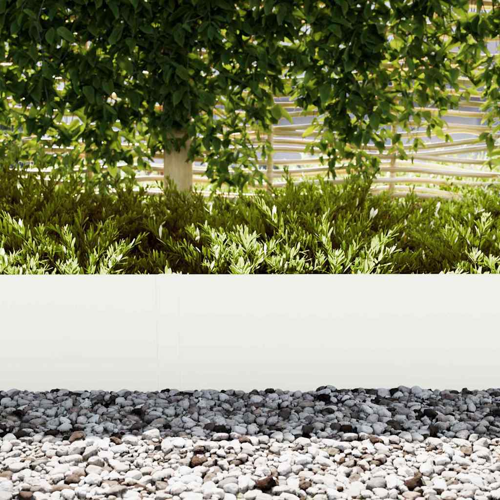 Bordura per Prato 30 pcs Bianco 100 x 0,05 x 30 cm | homemem39