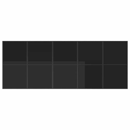 Set da Pranzo per Giardino 11 pcs Nero Acciaio | homemem39