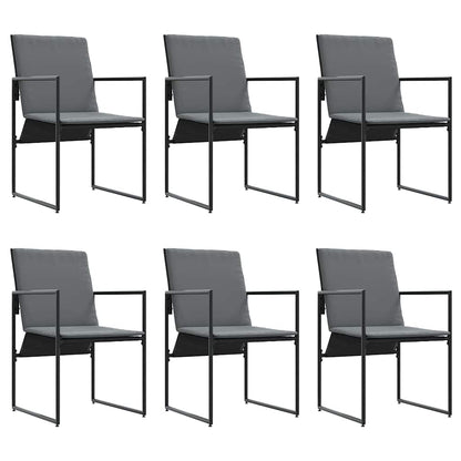 Set da Pranzo per Giardino 11 pcs Nero Acciaio | homemem39
